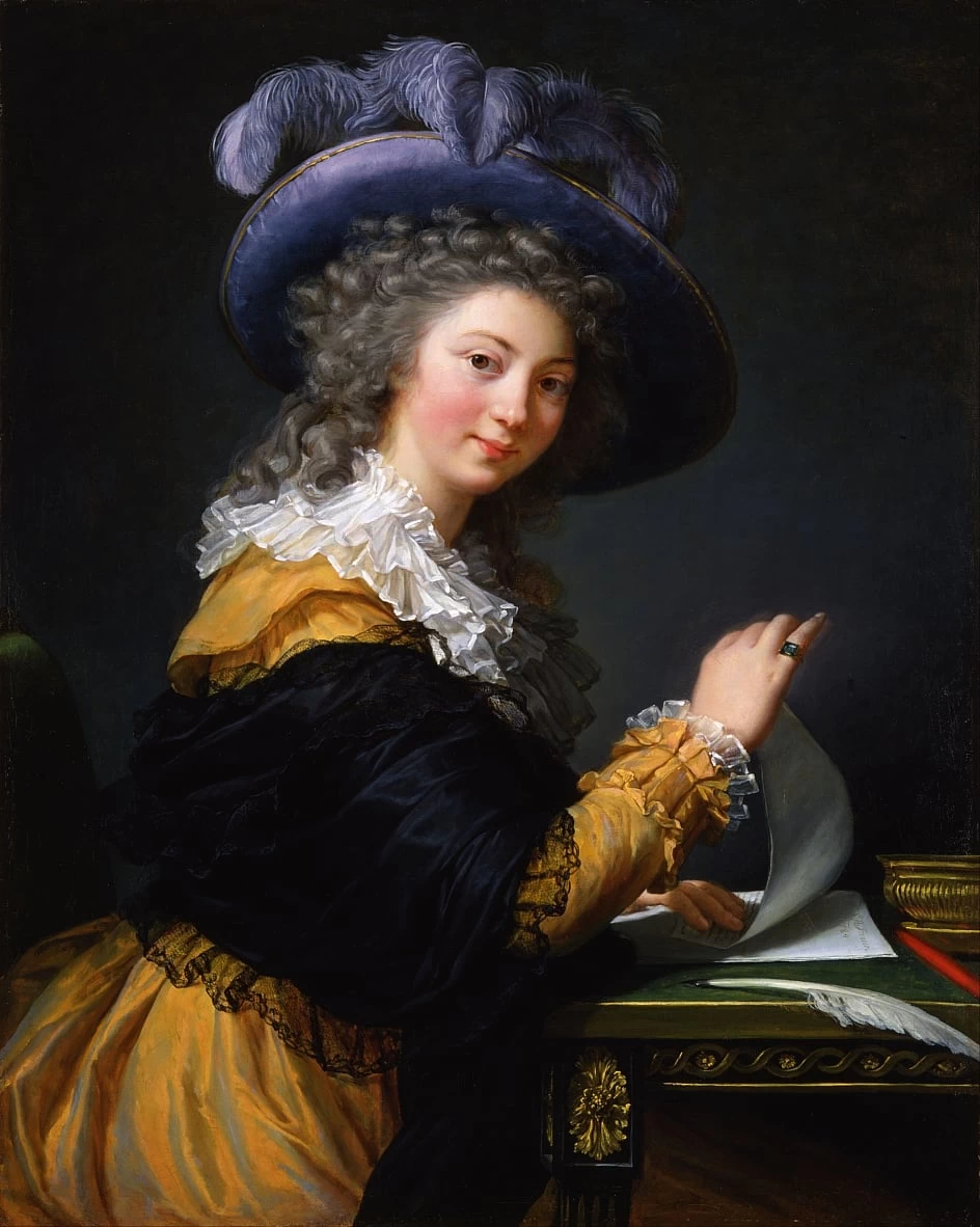 Élisabeth Ritratto della contessa di Ceres, o signora che piega una lettera